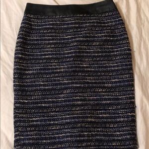 The Limited Faux Leather Waisted Pencil Skirt